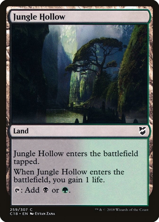 Image for Jungle Hollow (259) (Commander 2018) - Magic: The Gathering