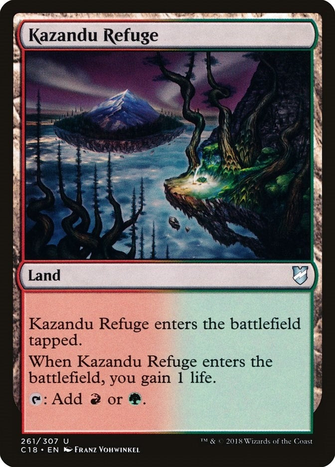 Image for Kazandu Refuge (261) (Commander 2018) - Magic: The Gathering