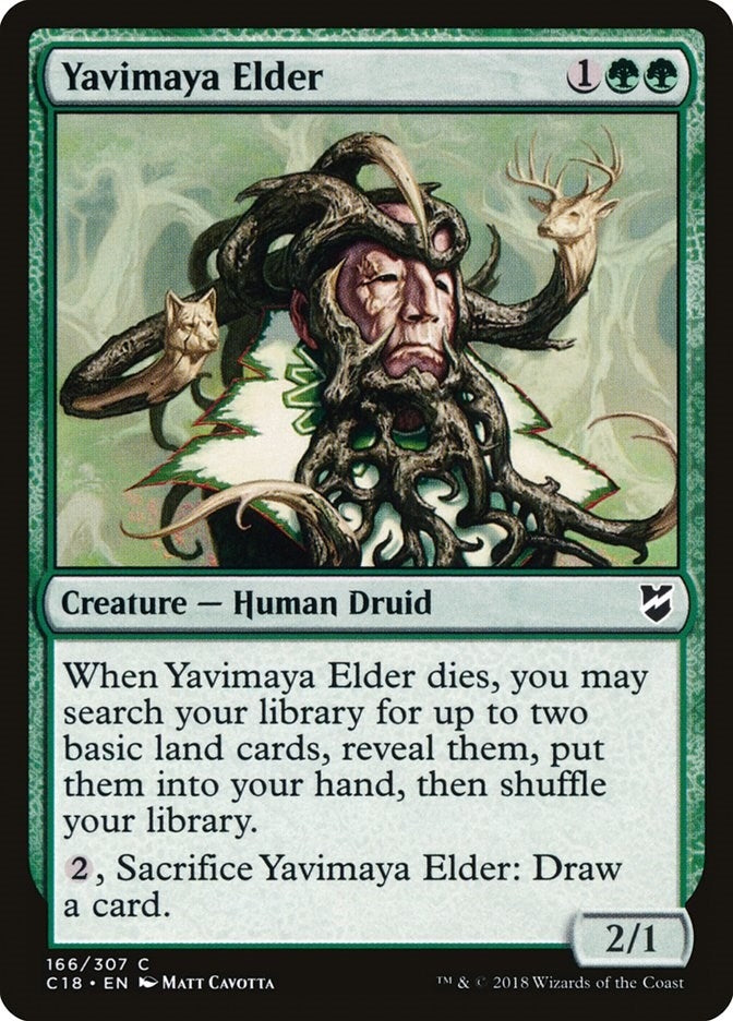 Image for Yavimaya Elder (166) (Commander 2018) - Magic: The Gathering