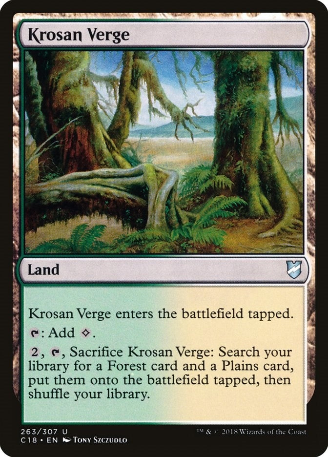 Krosan Verge (263) (Commander 2018)