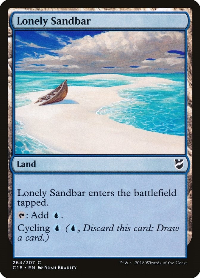 Image for Lonely Sandbar (264) (Commander 2018) - Magic: The Gathering