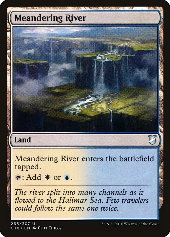 Image for Meandering River (265) (Commander 2018) - Magic: The Gathering