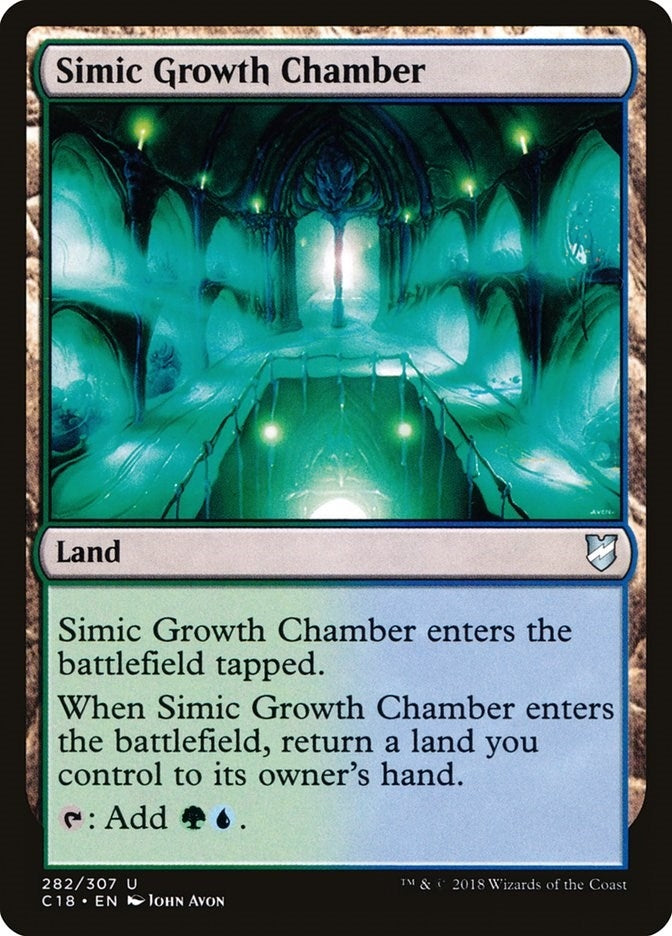 Image for Simic Growth Chamber (282) (Commander 2018) - Magic: The Gathering