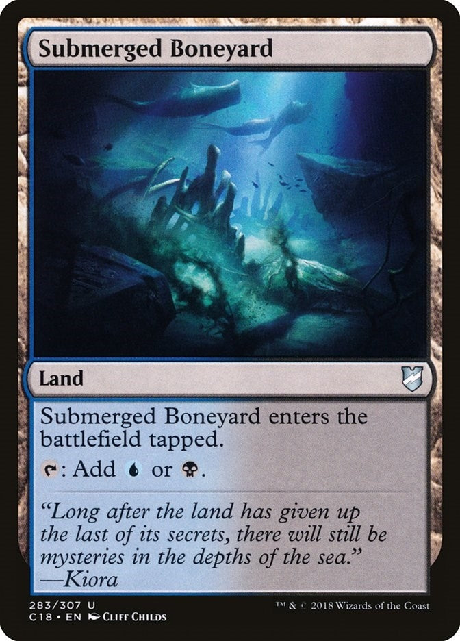 Image for Submerged Boneyard (283) (Commander 2018) - Magic: The Gathering