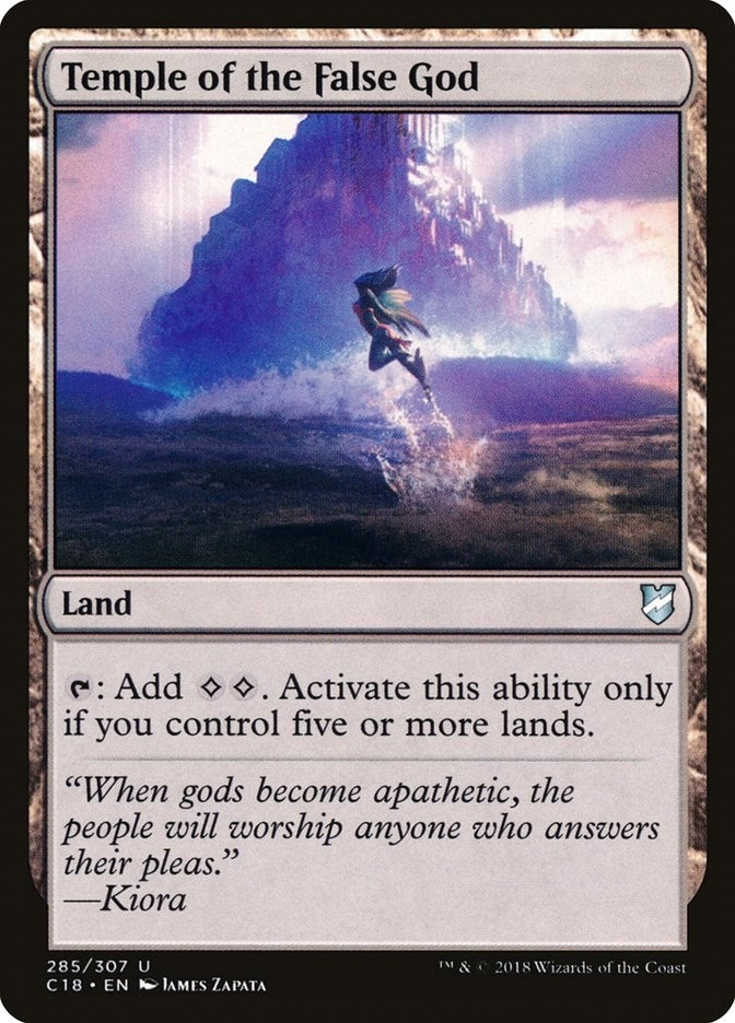 Image for Temple of the False God (285) (Commander 2018) - Magic: The Gathering