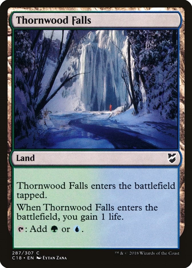 Image for Thornwood Falls (287) (Commander 2018) - Magic: The Gathering