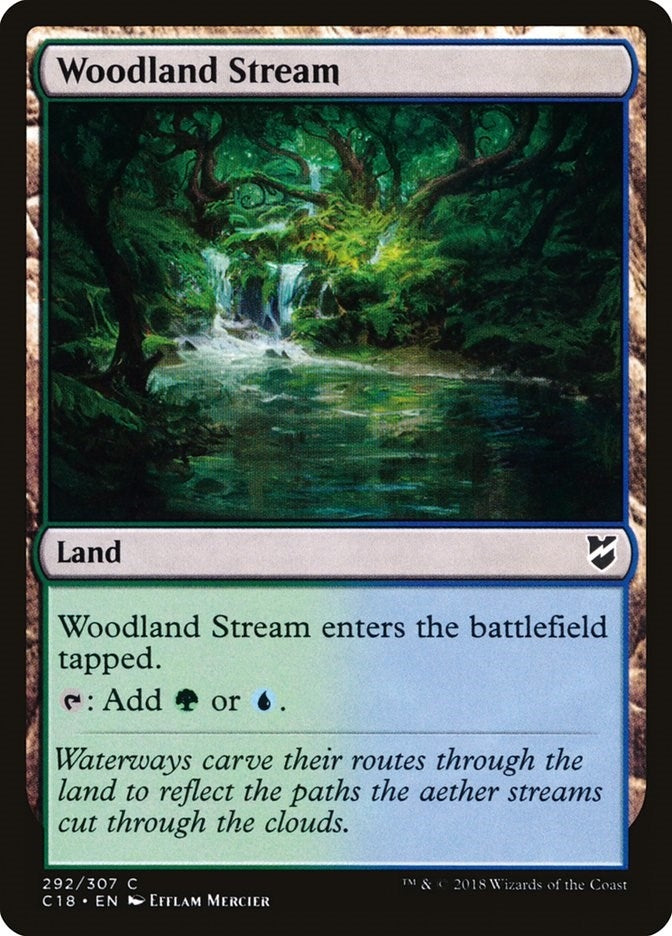 Image for Woodland Stream (292) (Commander 2018) - Magic: The Gathering