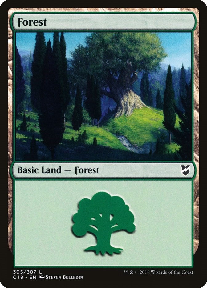 Forest (305) (305) (Commander 2018)