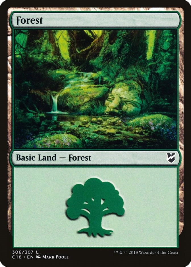 Image for Forest (306) (306) (Commander 2018) - Magic: The Gathering