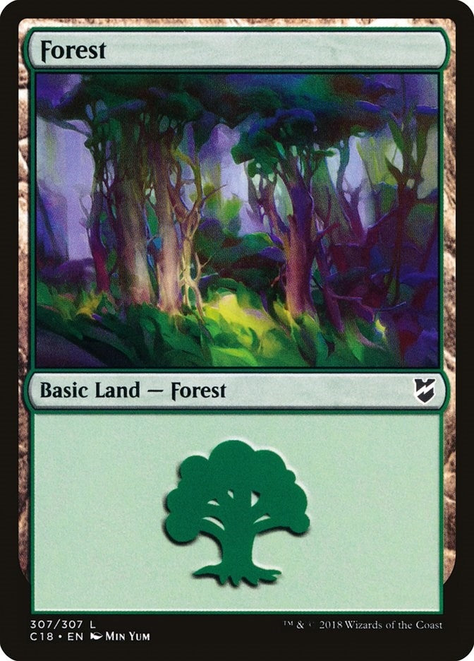 Forest (307) (307) (Commander 2018)