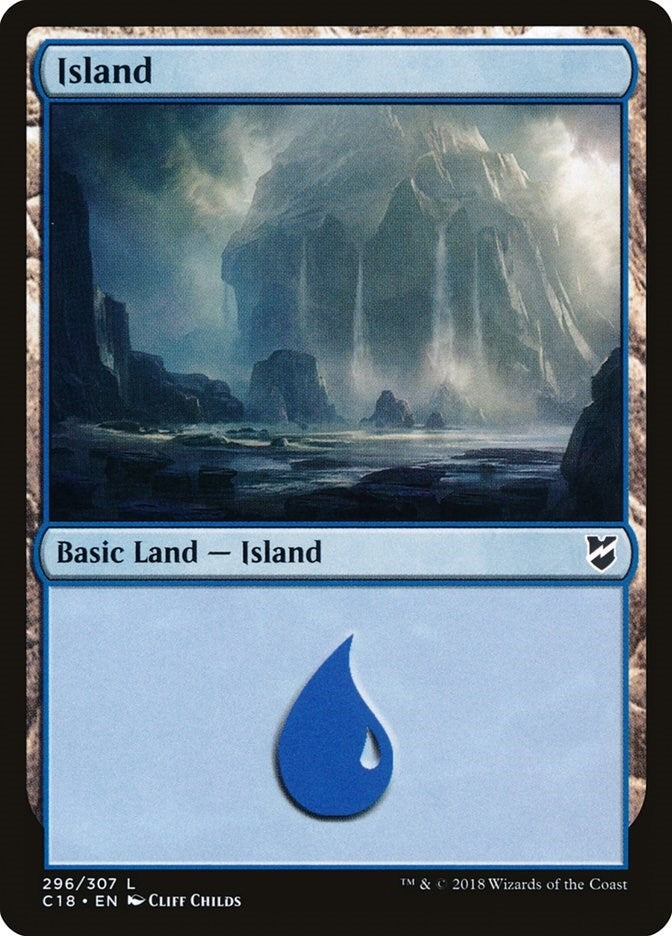 Image for Island (296) (296) (Commander 2018) - Magic: The Gathering