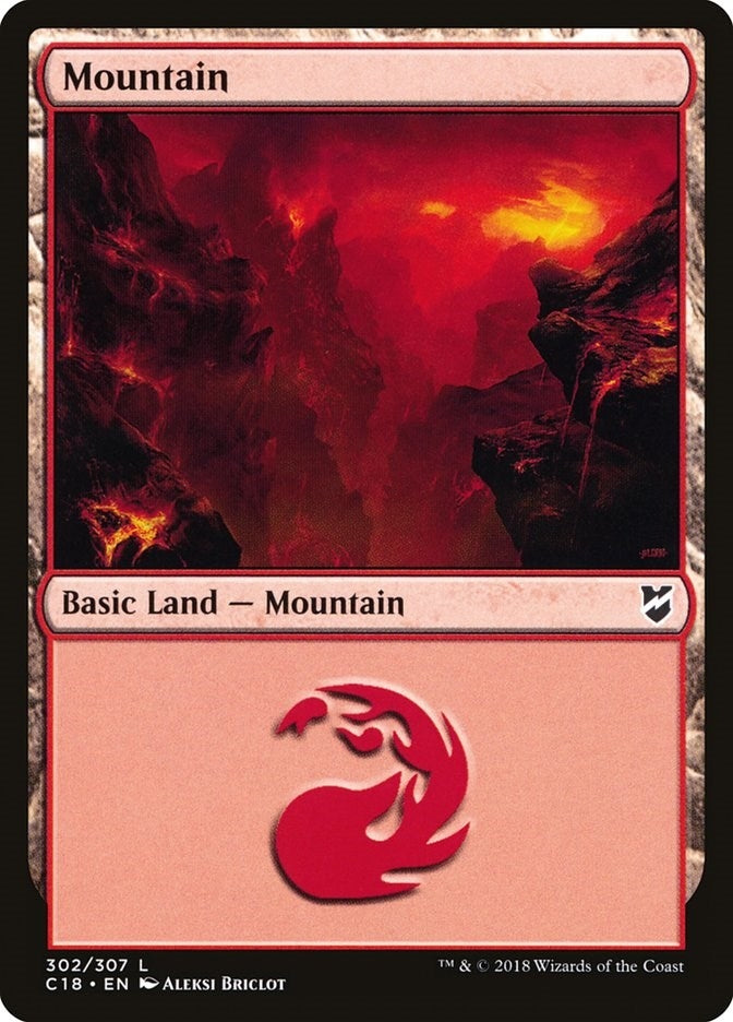 Mountain (302) (302) (Commander 2018)