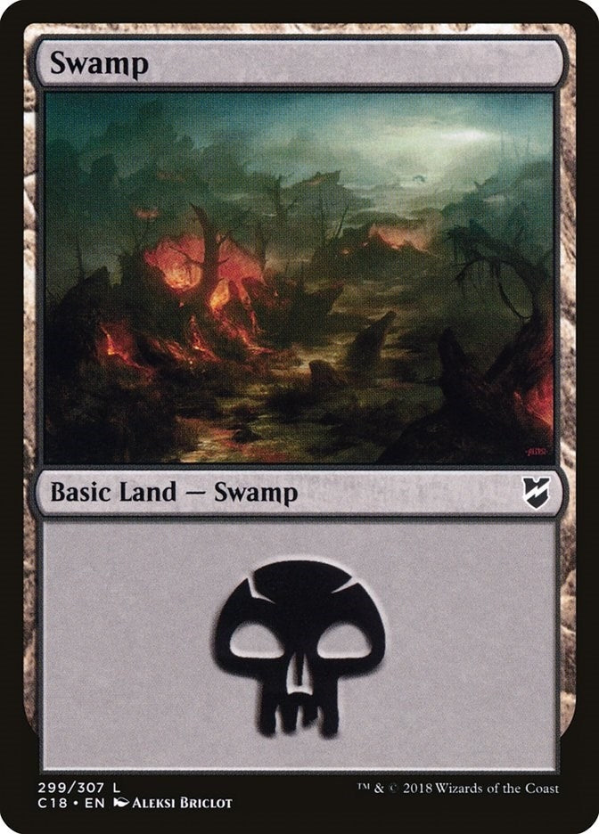 Image for Swamp (299) (299) (Commander 2018) - Magic: The Gathering