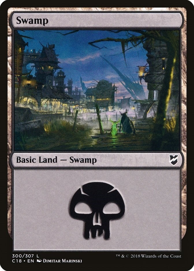 Swamp (300) (300) (Commander 2018)