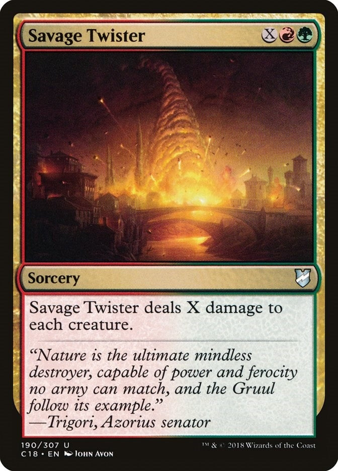 Image for Savage Twister (190) (Commander 2018) - Magic: The Gathering