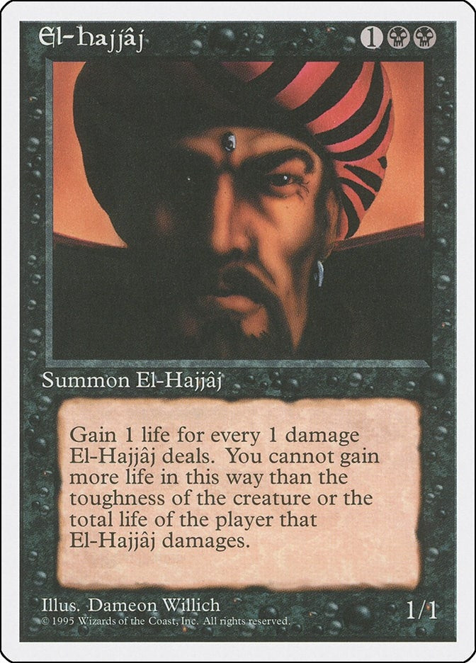Image for El-Hajjaj (18) (Fourth Edition) - Magic: The Gathering
