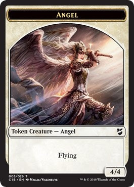 Image for Angel // Soldier Double-Sided Token (3 // 6) (Commander 2018) - Magic: The Gathering
