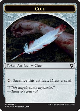 Image for Clue // Construct (021) Double-Sided Token (19 // 21) (Commander 2018) - Magic: The Gathering
