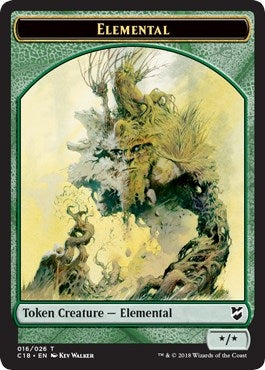 Image for Elemental // Thopter (026) Double-Sided Token (16 // 26) (Commander 2018) - Magic: The Gathering