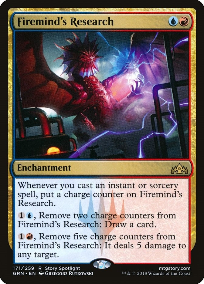 Image for Firemind's Research (171) (Guilds of Ravnica) - Magic: The Gathering