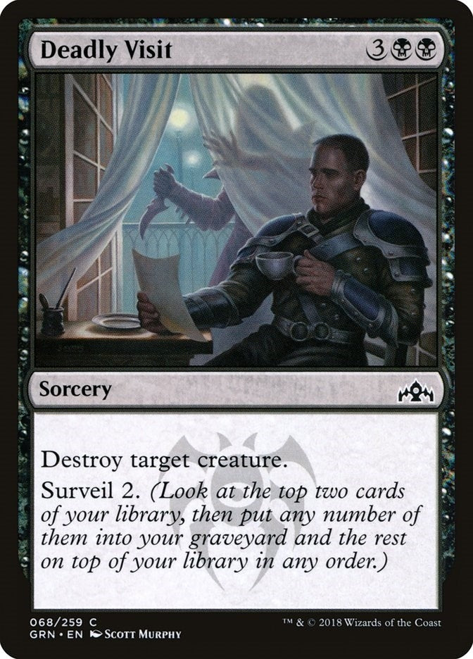 Image for Deadly Visit (68) (Guilds of Ravnica) - Magic: The Gathering