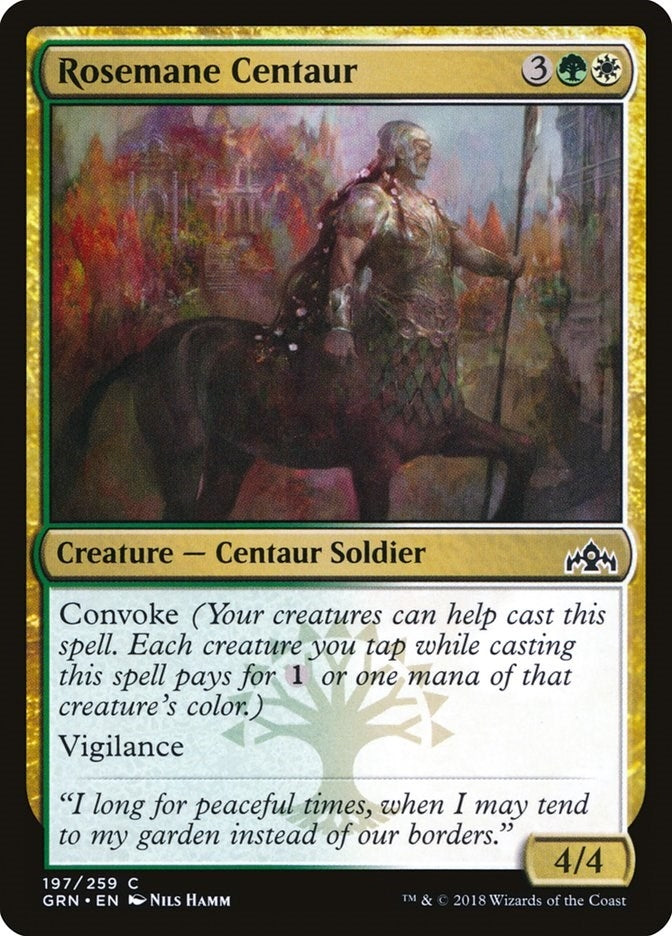 Image for Rosemane Centaur (197) (Guilds of Ravnica) - Magic: The Gathering