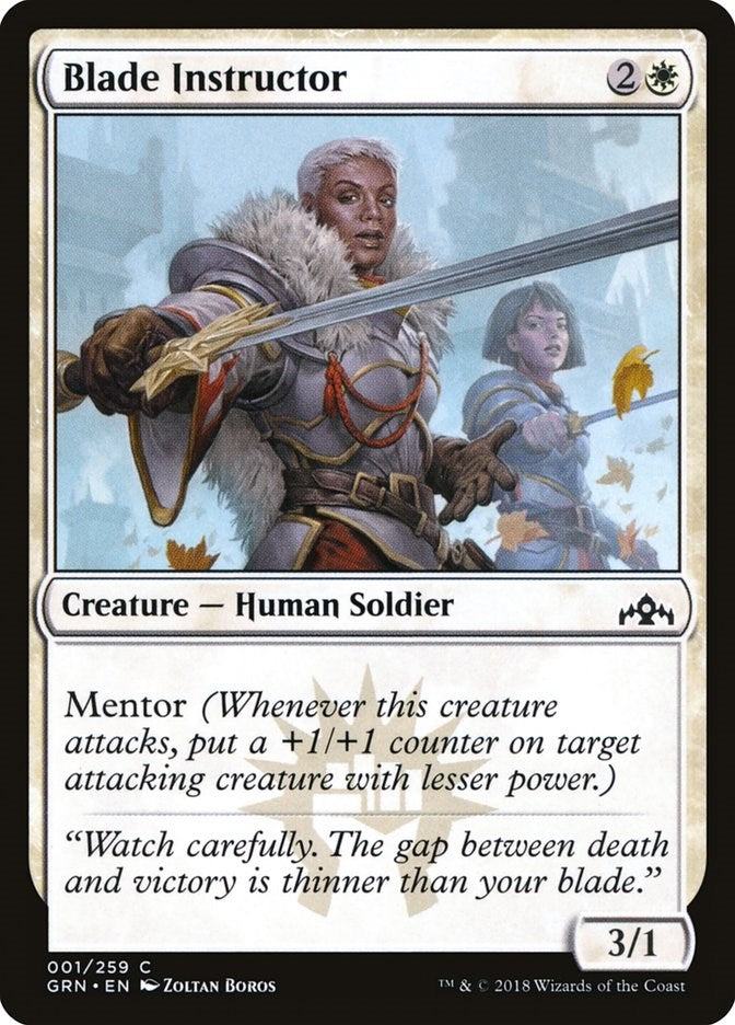 Blade Instructor (1) (Guilds of Ravnica)