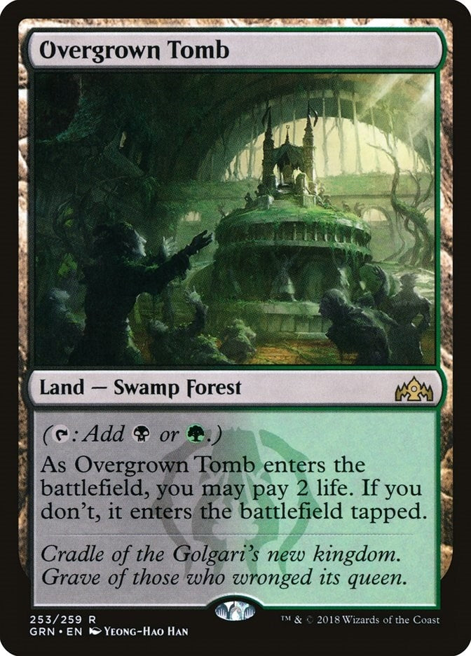 Overgrown Tomb (253) (Guilds of Ravnica)