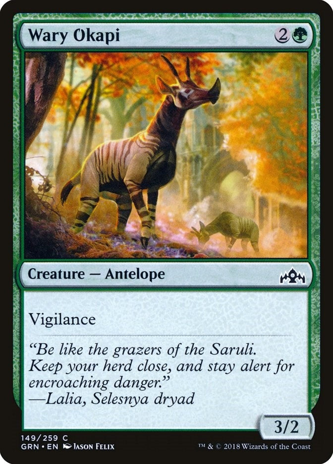 Wary Okapi (149) (Guilds of Ravnica)