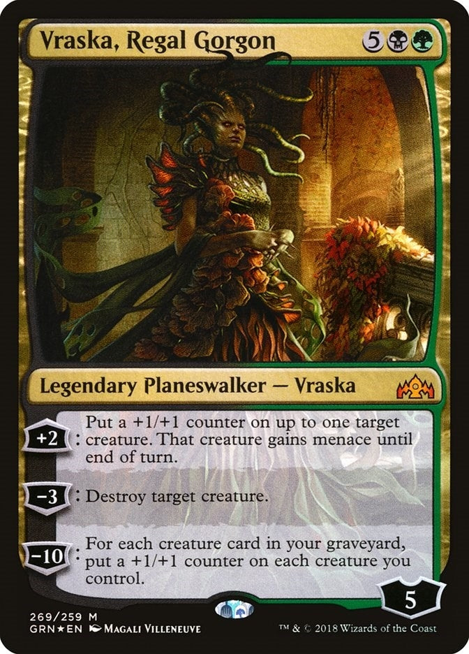Vraska, Regal Gorgon (269) (Guilds of Ravnica)