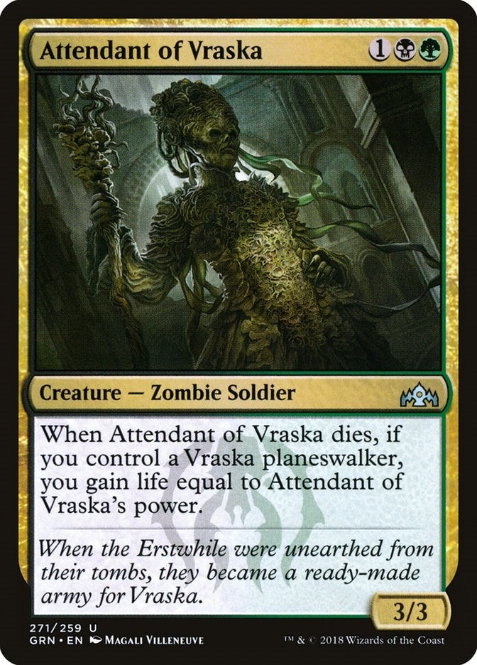 Image for Attendant of Vraska (271) (Guilds of Ravnica) - Magic: The Gathering