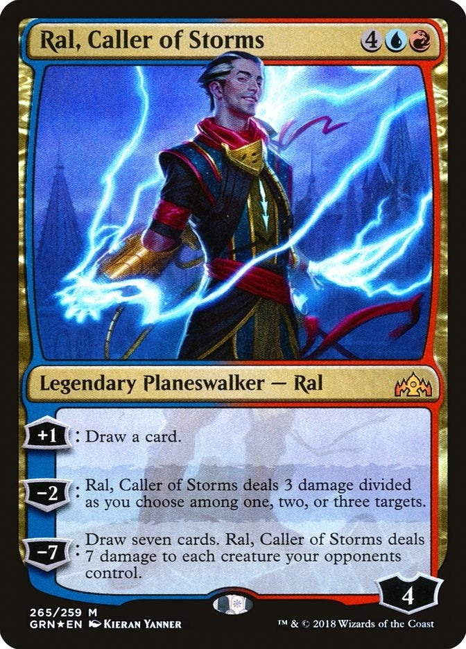 Ral, Caller of Storms (265) (Guilds of Ravnica)