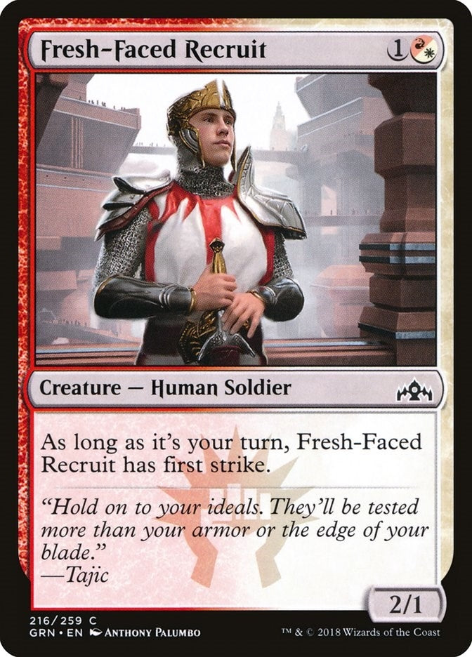 Image for Fresh-Faced Recruit (216) (Guilds of Ravnica) - Magic: The Gathering