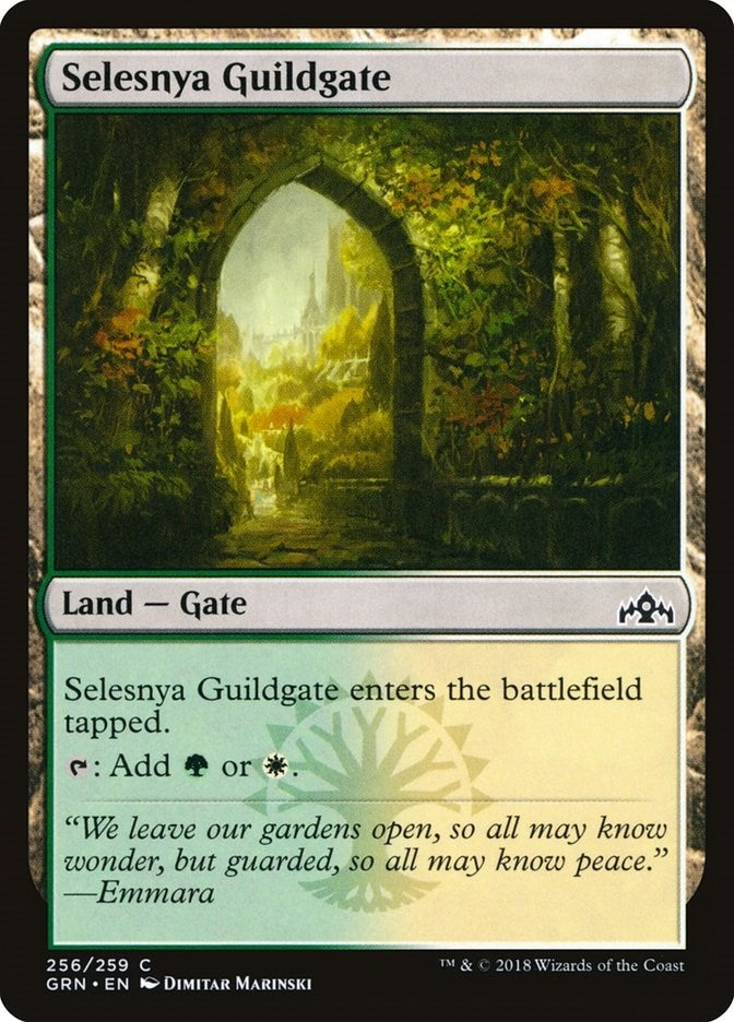 Image for Selesnya Guildgate (256) (256) (Guilds of Ravnica) - Magic: The Gathering