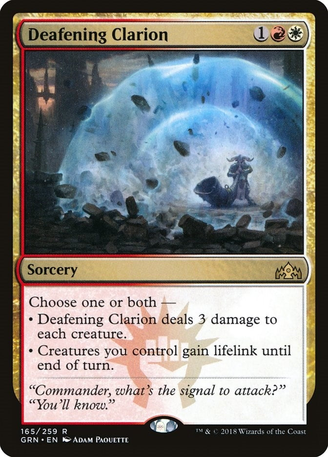 Deafening Clarion (165) (Guilds of Ravnica)