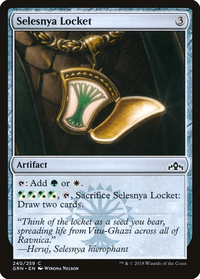 Image for Selesnya Locket (240) (Guilds of Ravnica) - Magic: The Gathering