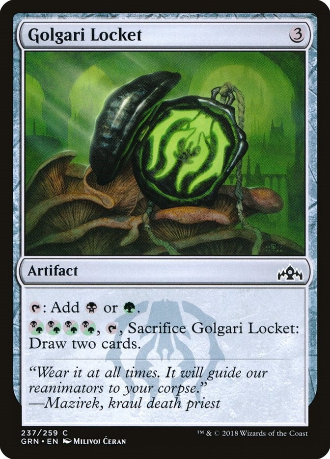 Image for Golgari Locket (237) (Guilds of Ravnica) - Magic: The Gathering