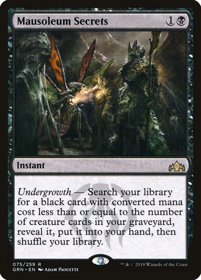 Mausoleum Secrets (75) (Guilds of Ravnica)