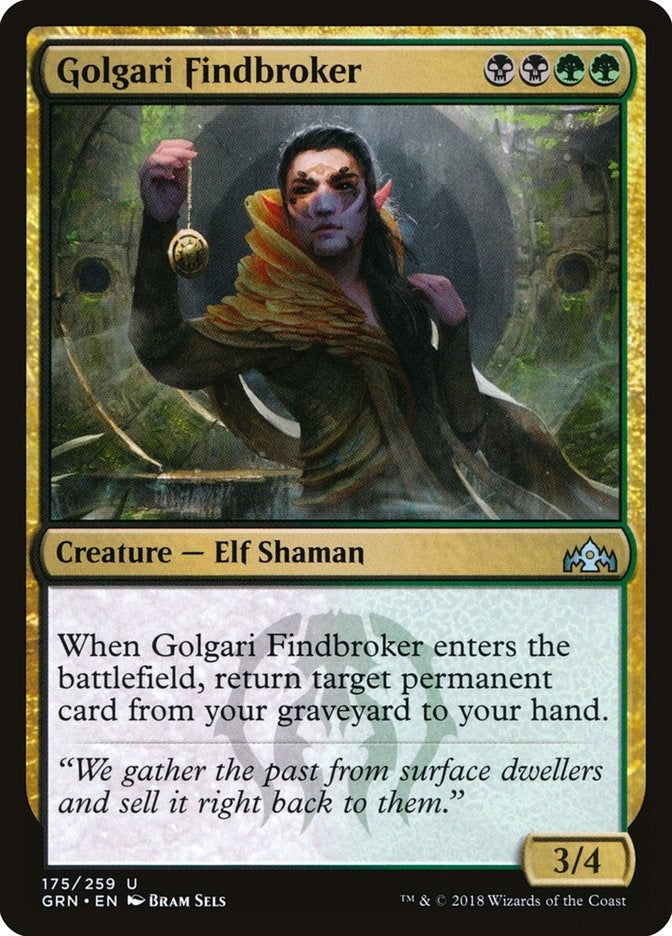 Golgari Findbroker (175) (Guilds of Ravnica)