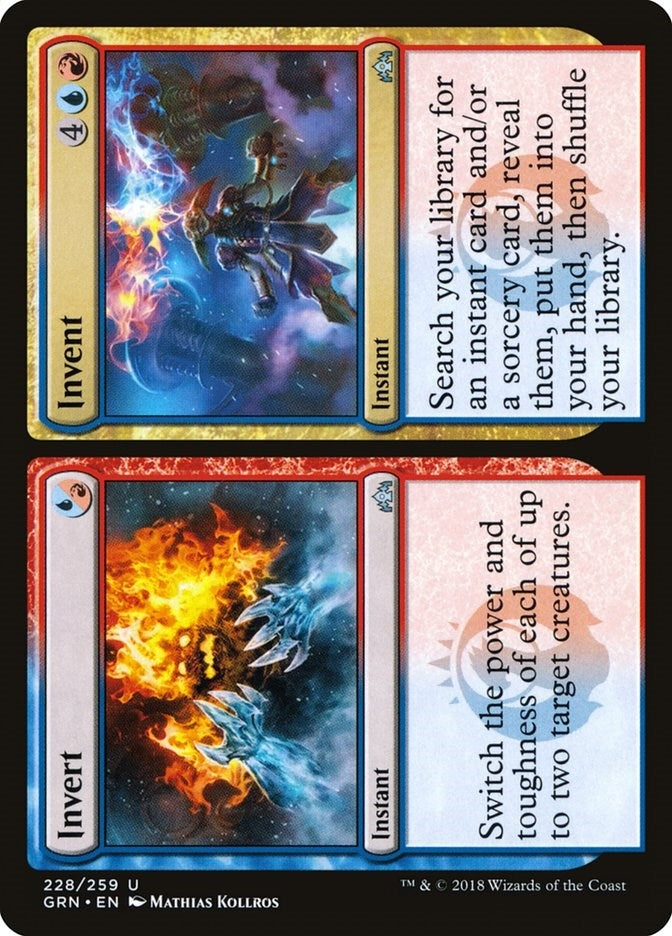 Invert // Invent (228) (Guilds of Ravnica)