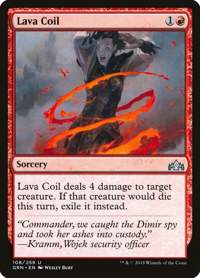 Image for Lava Coil (108) (Guilds of Ravnica) - Magic: The Gathering