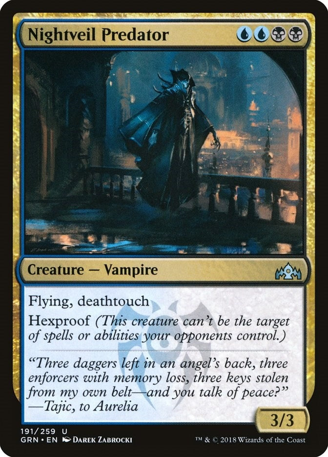 Nightveil Predator (191) (Guilds of Ravnica)