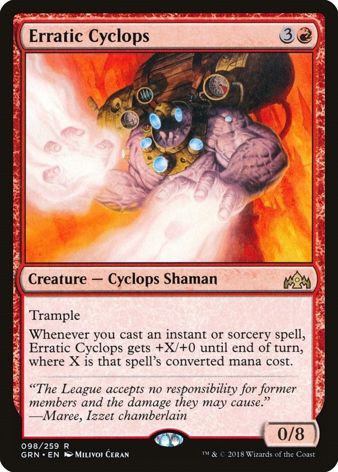 Image for Erratic Cyclops (98) (Guilds of Ravnica) - Magic: The Gathering