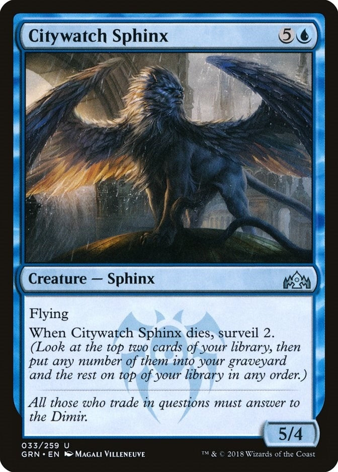 Citywatch Sphinx (33) (Guilds of Ravnica)