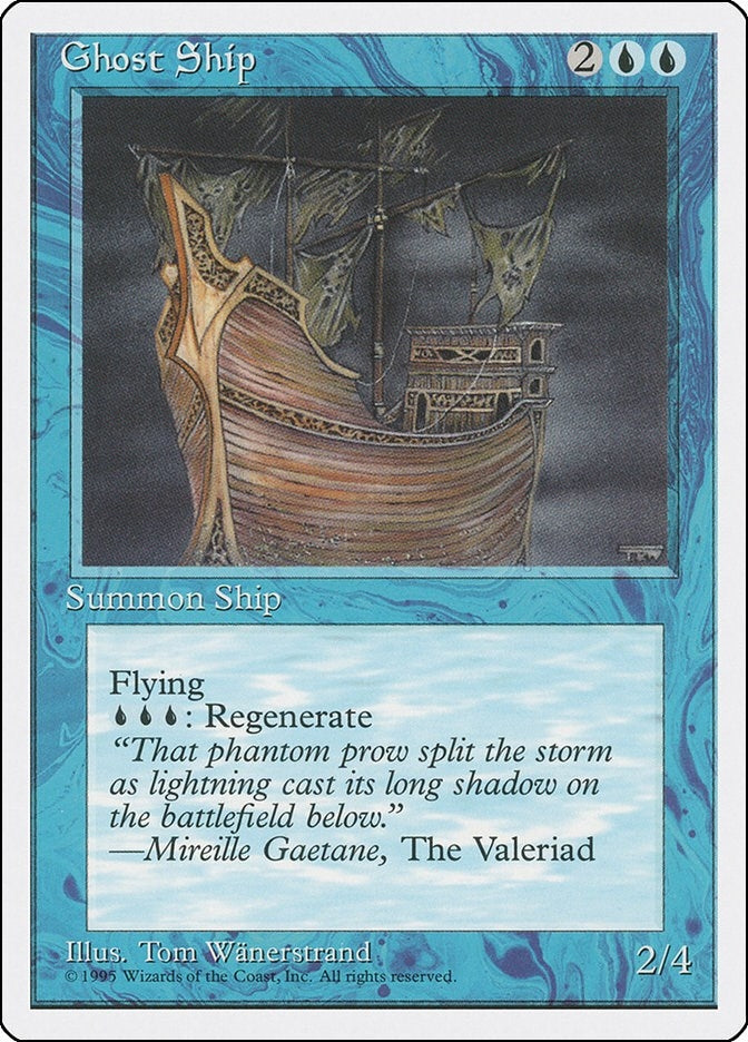 Image for Ghost Ship (Fourth Edition) - Magic: The Gathering