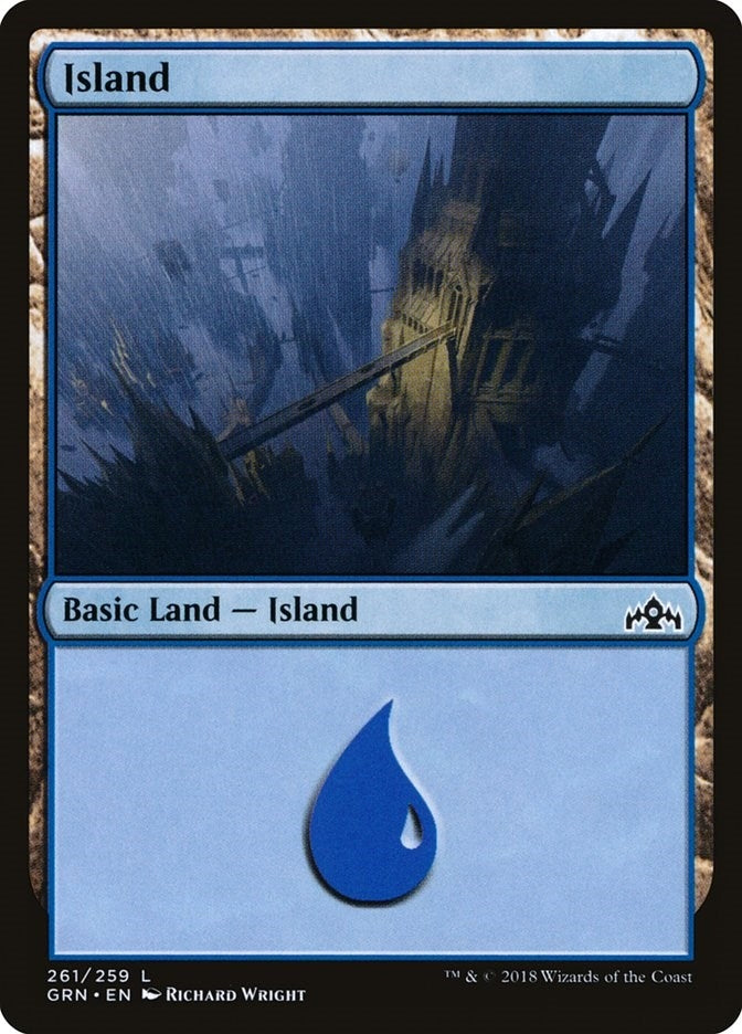 Image for Island (261) (Guilds of Ravnica) - Magic: The Gathering