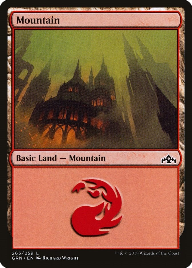 Image for Mountain (263) (Guilds of Ravnica) - Magic: The Gathering