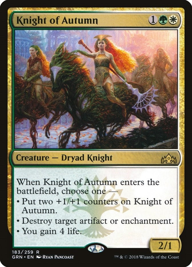 Knight of Autumn (183) (Guilds of Ravnica)