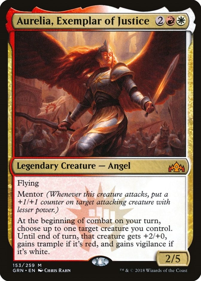 Image for Aurelia, Exemplar of Justice (153) (Guilds of Ravnica) - Magic: The Gathering