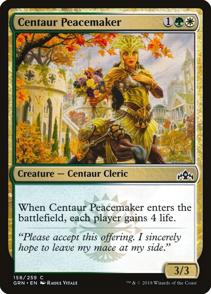 Centaur Peacemaker (158) (Guilds of Ravnica)